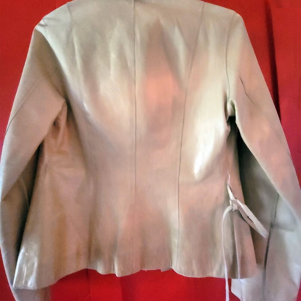 Leather Jacket, John Carlisle Essentials, Fitted … - image 3